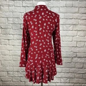 Anthropologie Red Tunic 11.1 Tylho